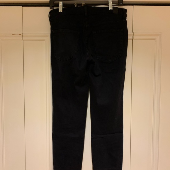 Designer Vince Soft Denim Black Jeans Size 25 - Picture 3 of 5